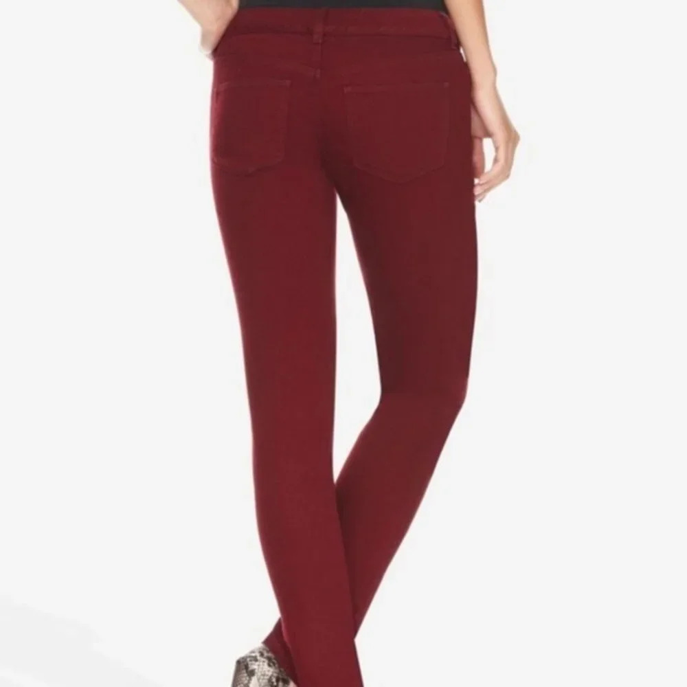 The Limited Maroon 678 Skinny Maroon Denim Jeans 0‎